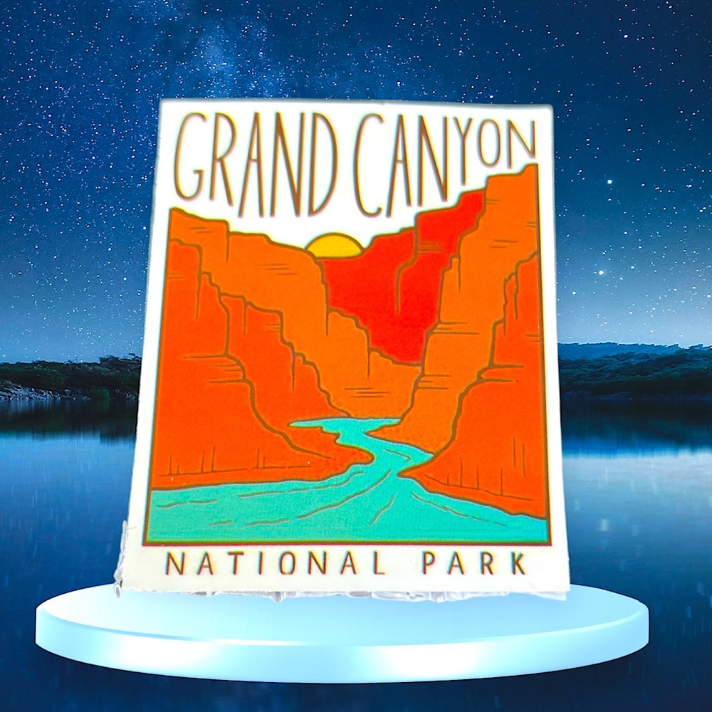 Grand Canyon Outdoor Adventure Journey Wander Traveler Explore Sticker